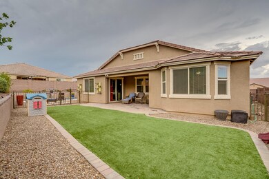 Backyard is Fully Landscaped