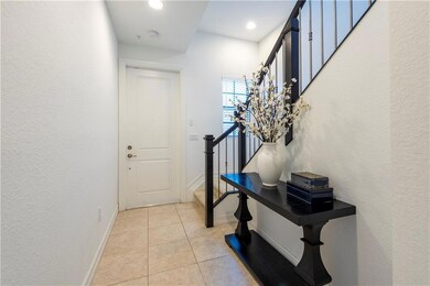 First level entry with staircase to 2nd level