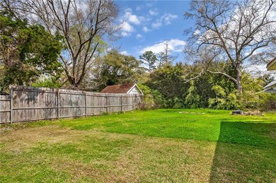 Rear yard large enough to for a pool.