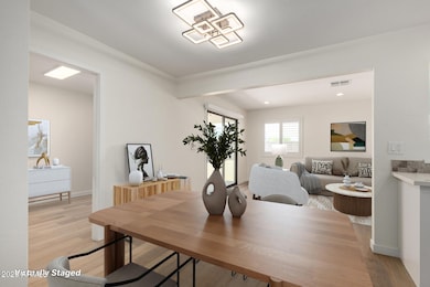 Virtually Staged Dining Area