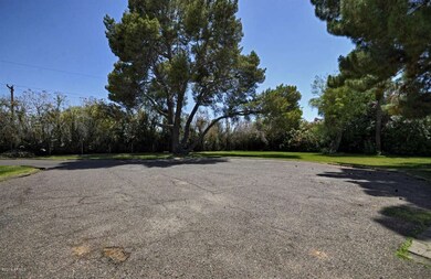 Driveway looking south