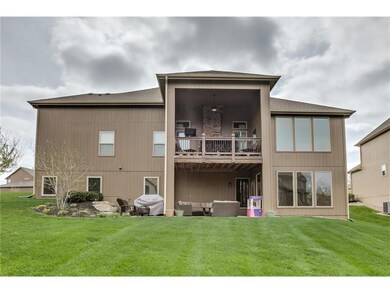 2 level covered decks on this large cul-de-sac lot