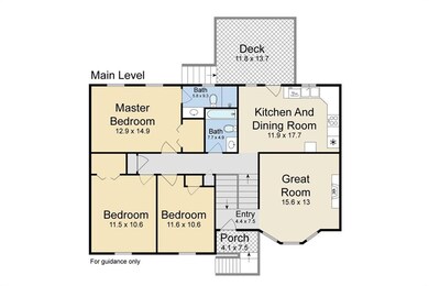 Entry and main level floor plan - view the virtual