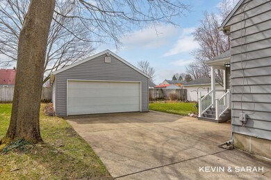 View of 4 car tandem garage