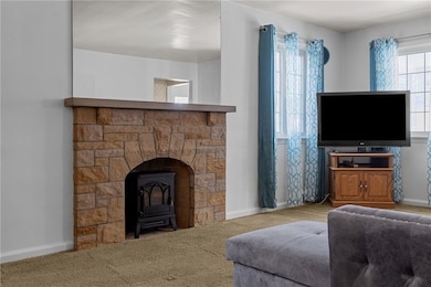 Gas fireplace that is capped and never used by own