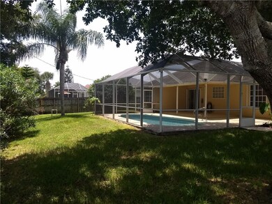 Fenced back yard for safety or pets.