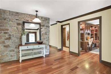 Office conveniently off the foyer.