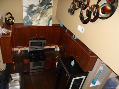 Balcony View of Kitchen