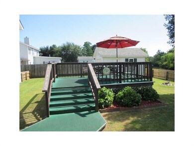 Patio/Deck. Raised Deck in Backyard