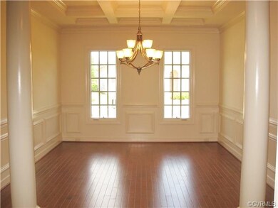 Dining Room w/Coffered Ceiling (Model Photo)