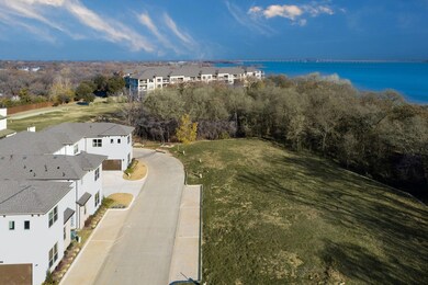 Newly constructed townhome style condos along the 