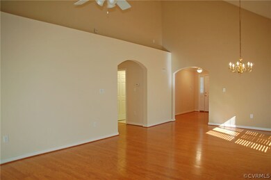 View from family/dining room focusing on the arche