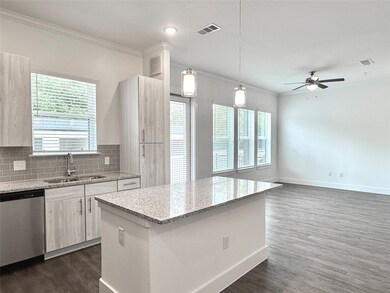 Window over kitchen sink overlooking yard, open la