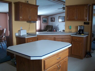 Kitchen/center island and breakfast bar