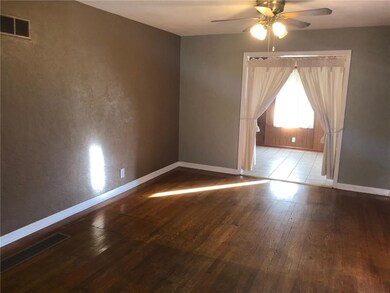 Entry into the Den off the living room.