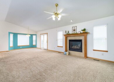 Open living room