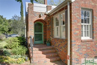 Portico over front entrance.