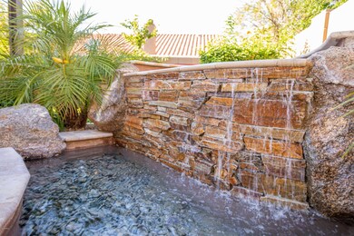 Backyard water feature