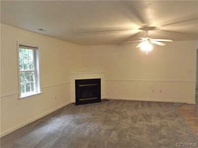 The Great Room Has Chair Rail and a Corner Gas Fir