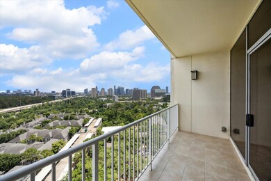 Balcony overlooking the Galleria