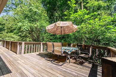 The spacious Deck is off the Main BR & Living Room
