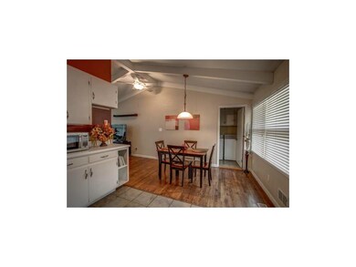 Kitchen opens to eat-in area/dining room.  Laundry