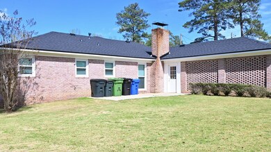 Level backyard with patio