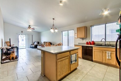 Kitchen to family room
