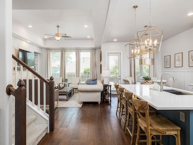 Dining area featuring healthy amount of natural l