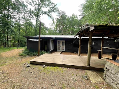 Deck featuring french doors