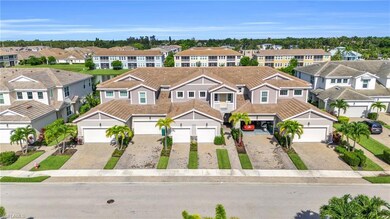 Aerial view of residential area
