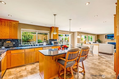 Kitchen, virtually staged