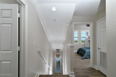 Hall to living space