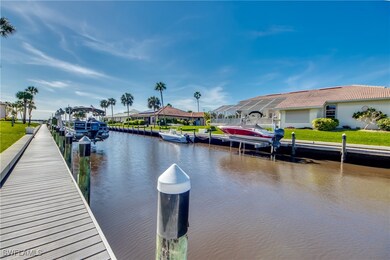 Dock area on marina.
