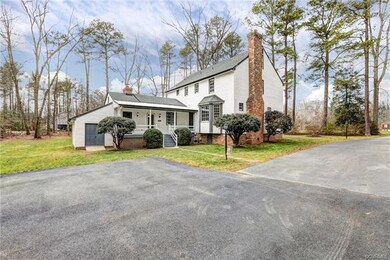 The Side of the home feels like a Farmhouse with a