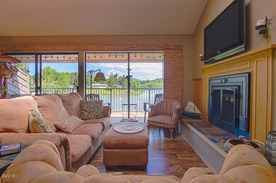 Living room with gas fireplace