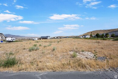 View of yard with a mountain view