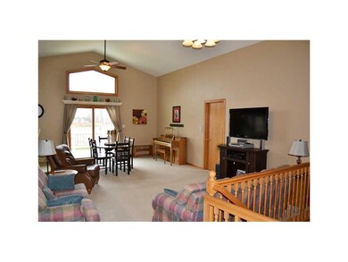 Great Room. Open plan with vaulted ceilings