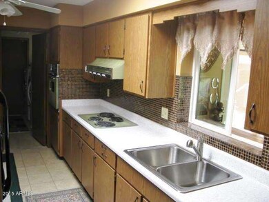 Gallery style kitchen
