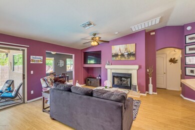 Living Room with Fireplace