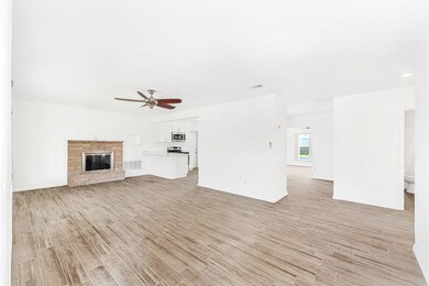 spacious family room