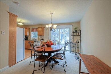 Beautiful natural light fills the dining room. Wal