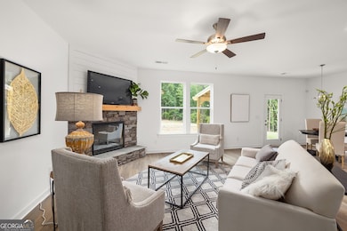 010 Family room with large windows