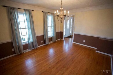Formal dining room w/view of the front door