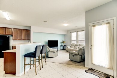 View of kitchen / living area