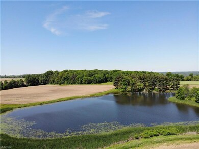 View of the lake.  In the distance is several acre