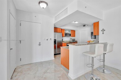 There is plenty of storage space.  There's a coat closet by the front door, a closet in the den and walk-in closets in both bedrooms.