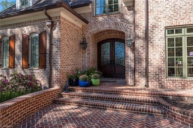 Extensive brick work