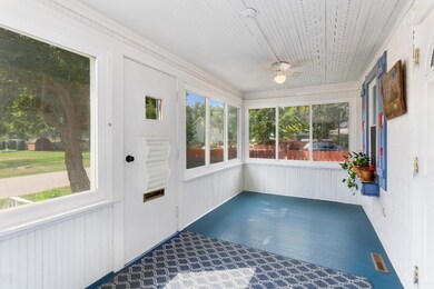 Enclosed front porch