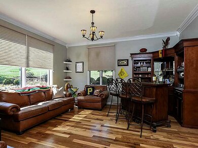Living Room. Sunken in living room, 2 large caseme